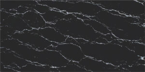Black shade of double charged vitrified floor tile K12628
