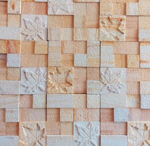 Beige Shade of Maple Natural Stones for wall cladding