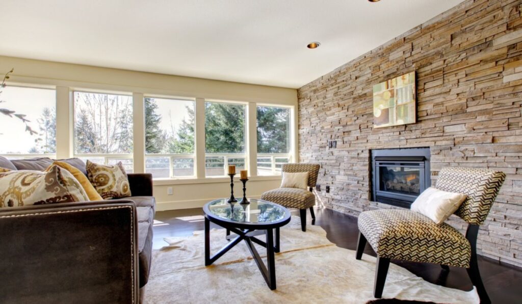 Natural Stone Wall Cladding for living room