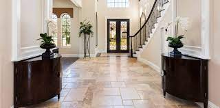 limestone flooring for duplex home