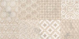 Floral pattern of ethos decor-1 wall tiles by kajaria