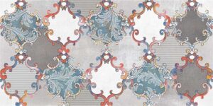 Floral Pattern of Aspira decor wall tiles by kajaria
