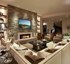Charming Wall Cladding Natural Stones for Living Room