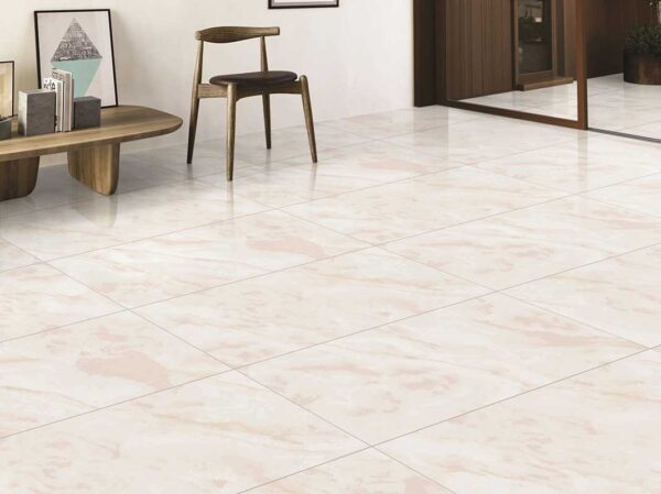 Onyx Crema GVT Kajaria Floor tiles in Living room