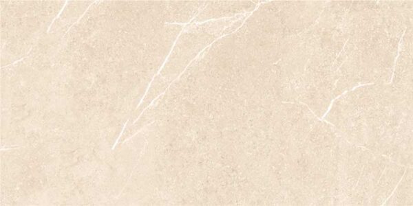 Beige shade with polished finish of Ontoria Crema GVT floor tiles