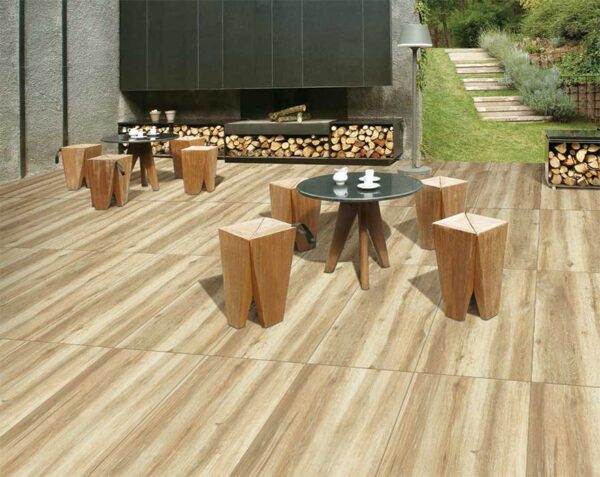 Timber Oak Floor tiles at Open Space